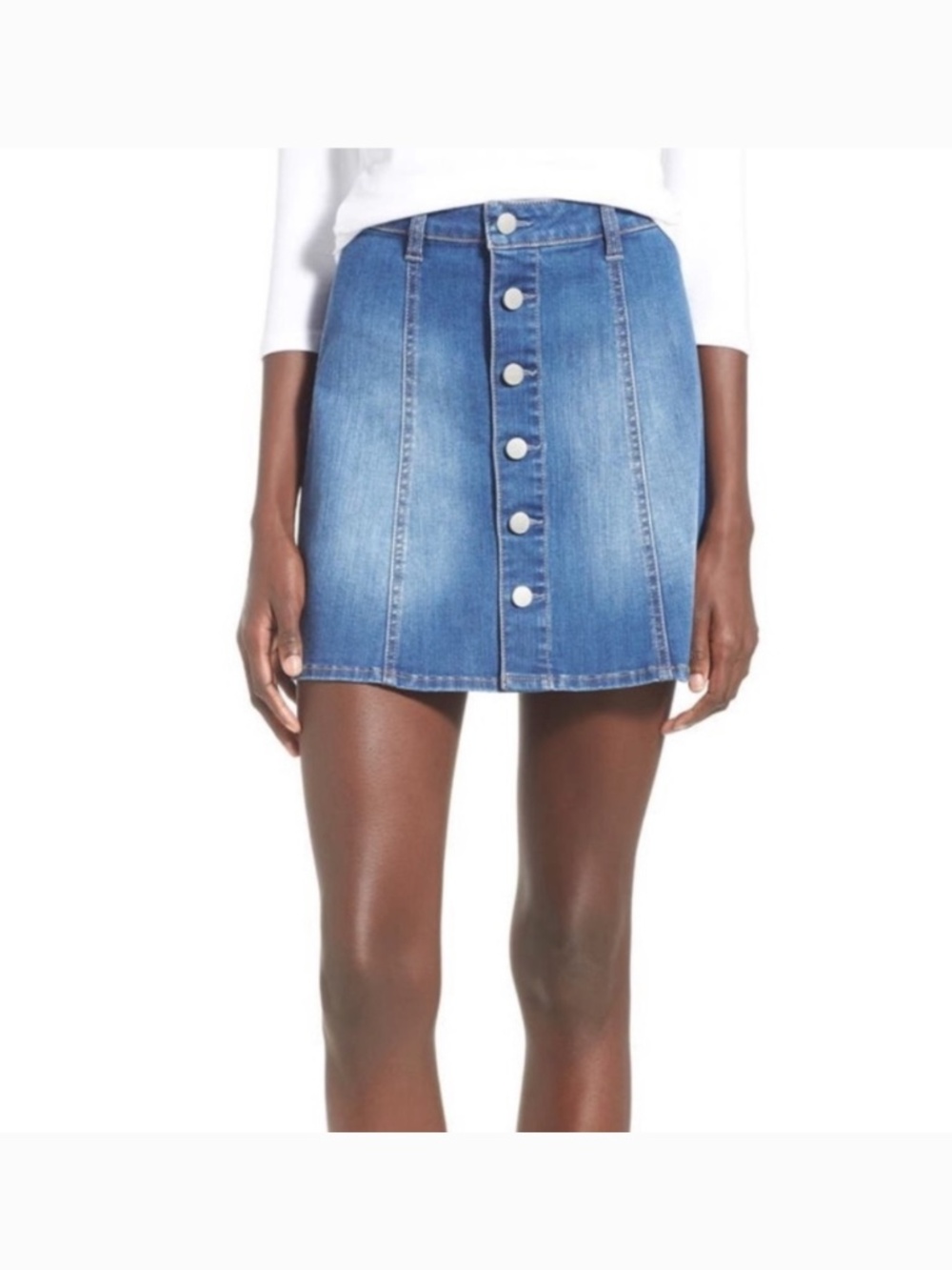 Love Fire A-line Denim Skirt Y2K Size 14